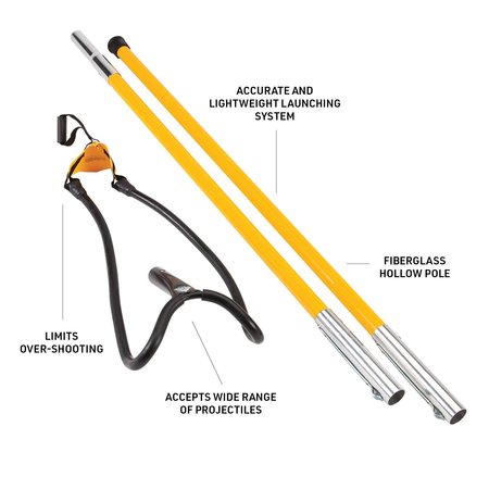 Notch Equipment Includes two 4-foot poles and BIG SHOT® head - Individually boxed SET1027D